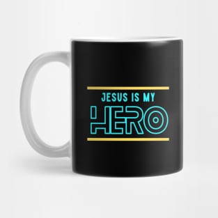 Jesus Is My Hero | Christian Typography Mug